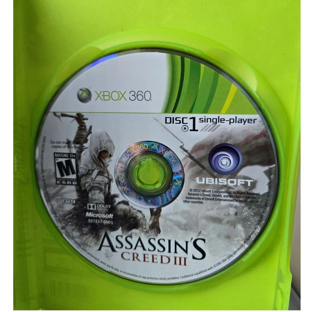 Assassin's‎ Creed III & Revelations Bundle - Xbox 360 - Complete CIB 2 Games